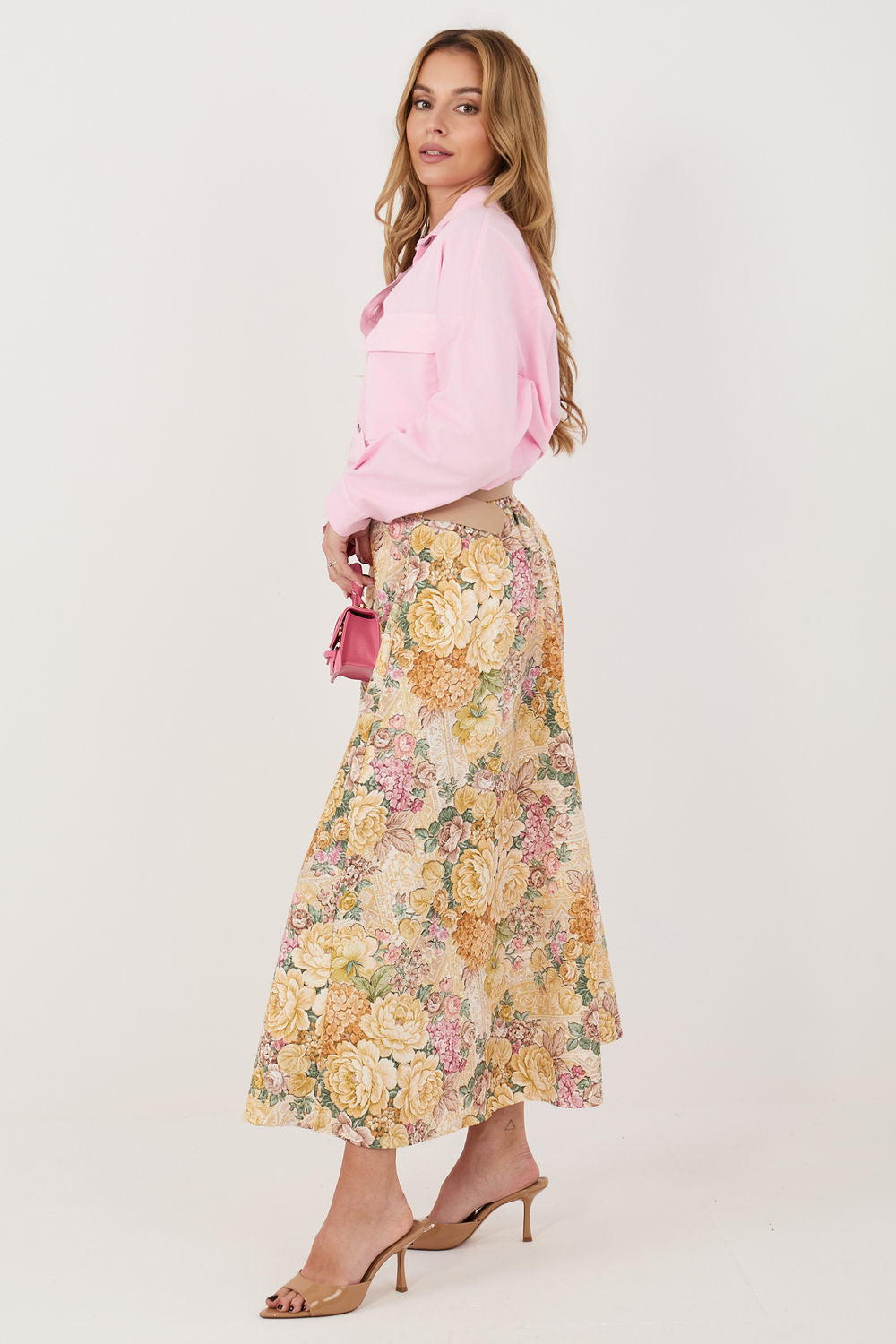 Jupe femme Italy Moda — jaune