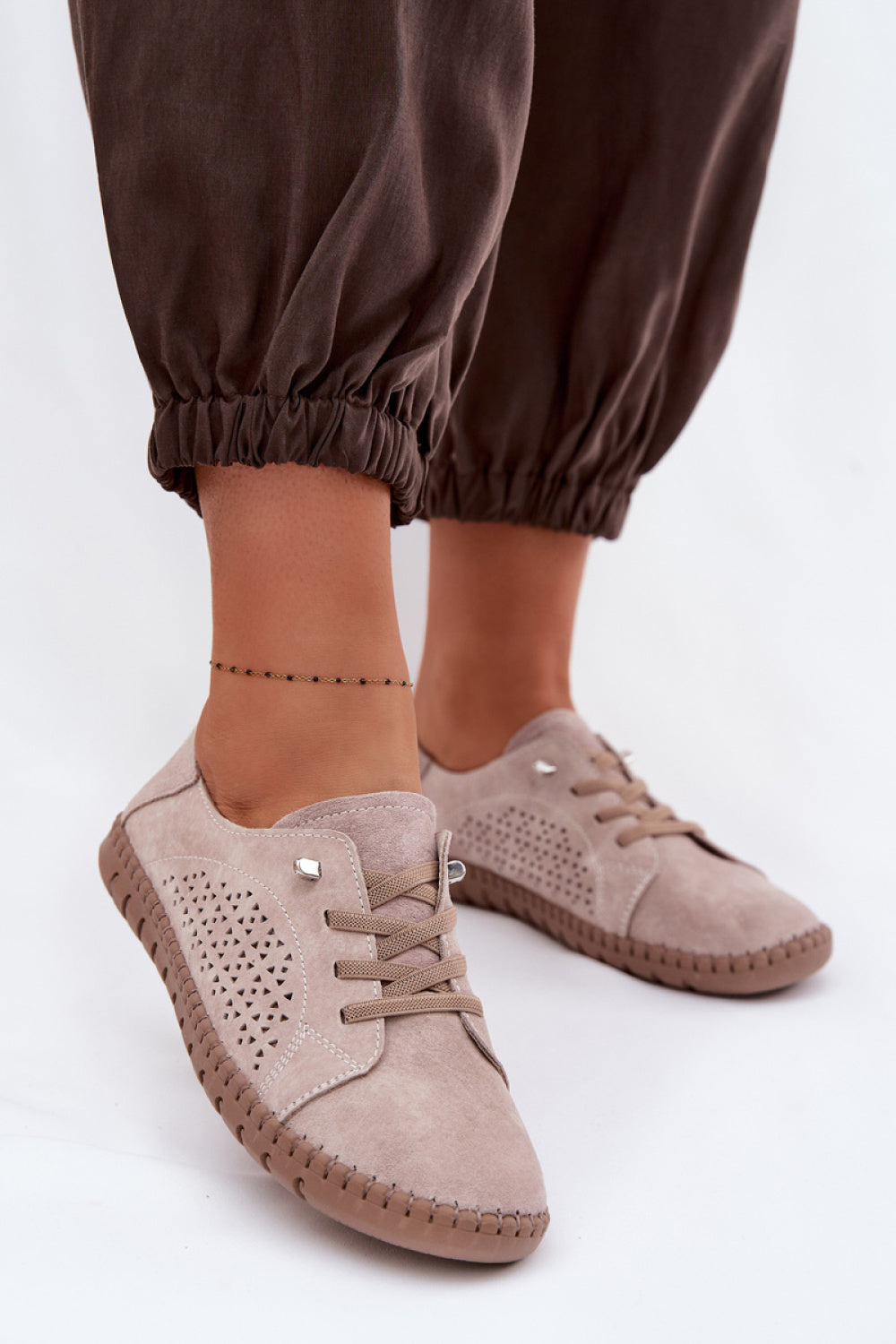 Bottes femme Step in style Chaussures Basses Chaussures — beige