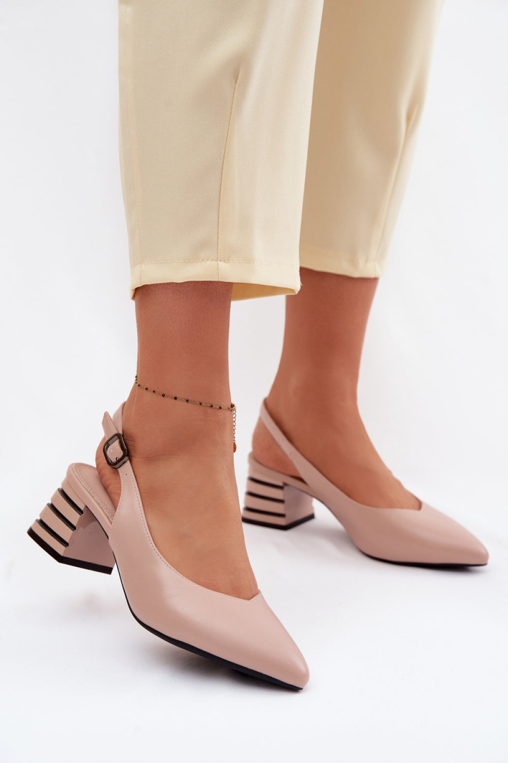 Sandales femme Step in style À Talons À — beige