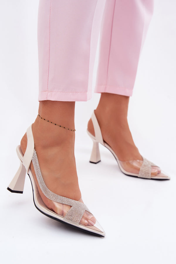 Sandales femme Step in style À Talons À — beige