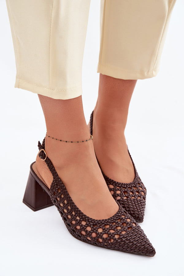 Sandales femme Step in style À Talons À — brun