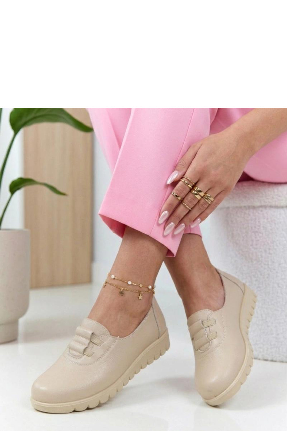 Bottes femme Solea Chaussures Basses Chaussures — beige