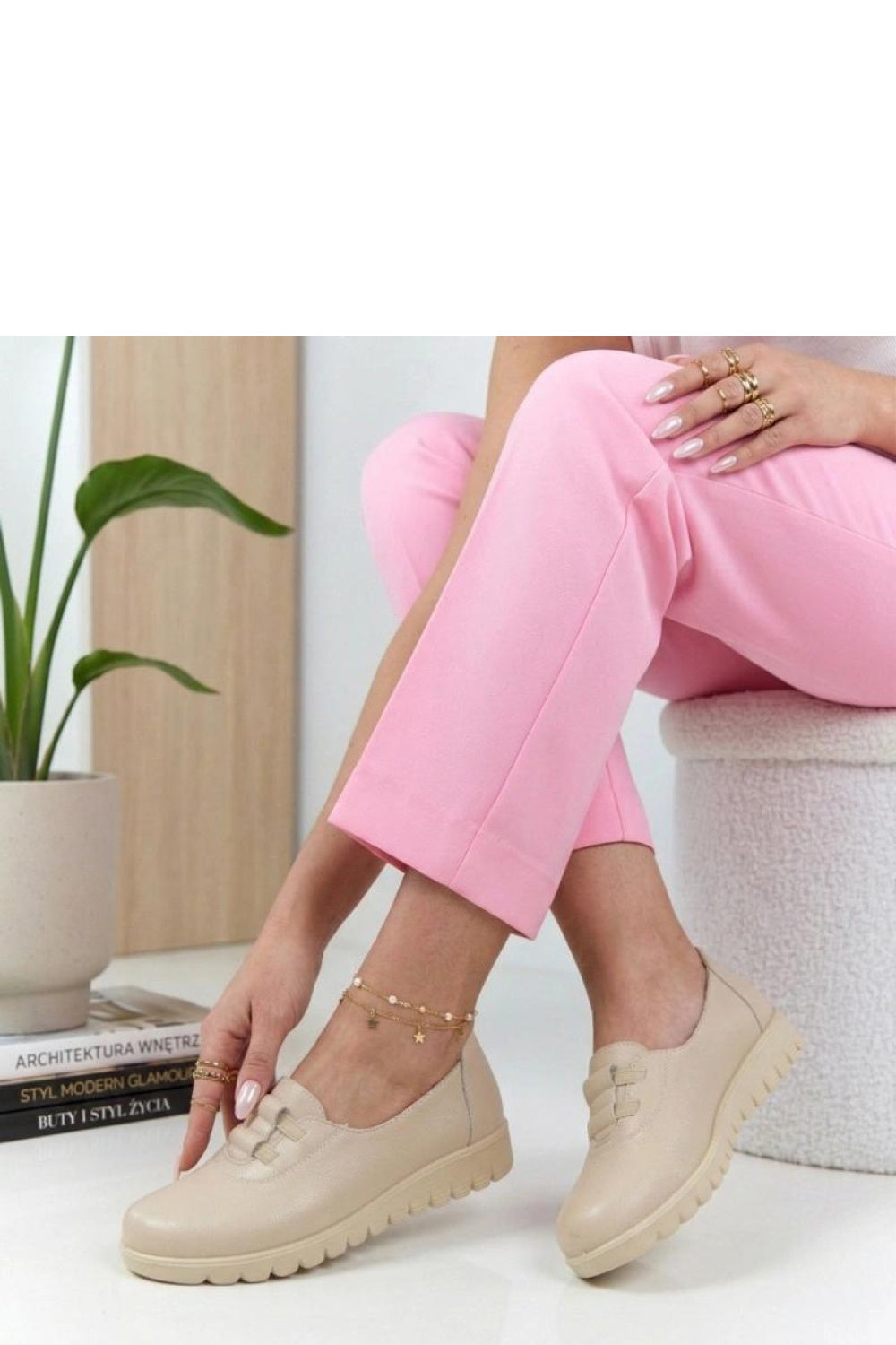 Bottes femme Solea Chaussures Basses Chaussures — beige