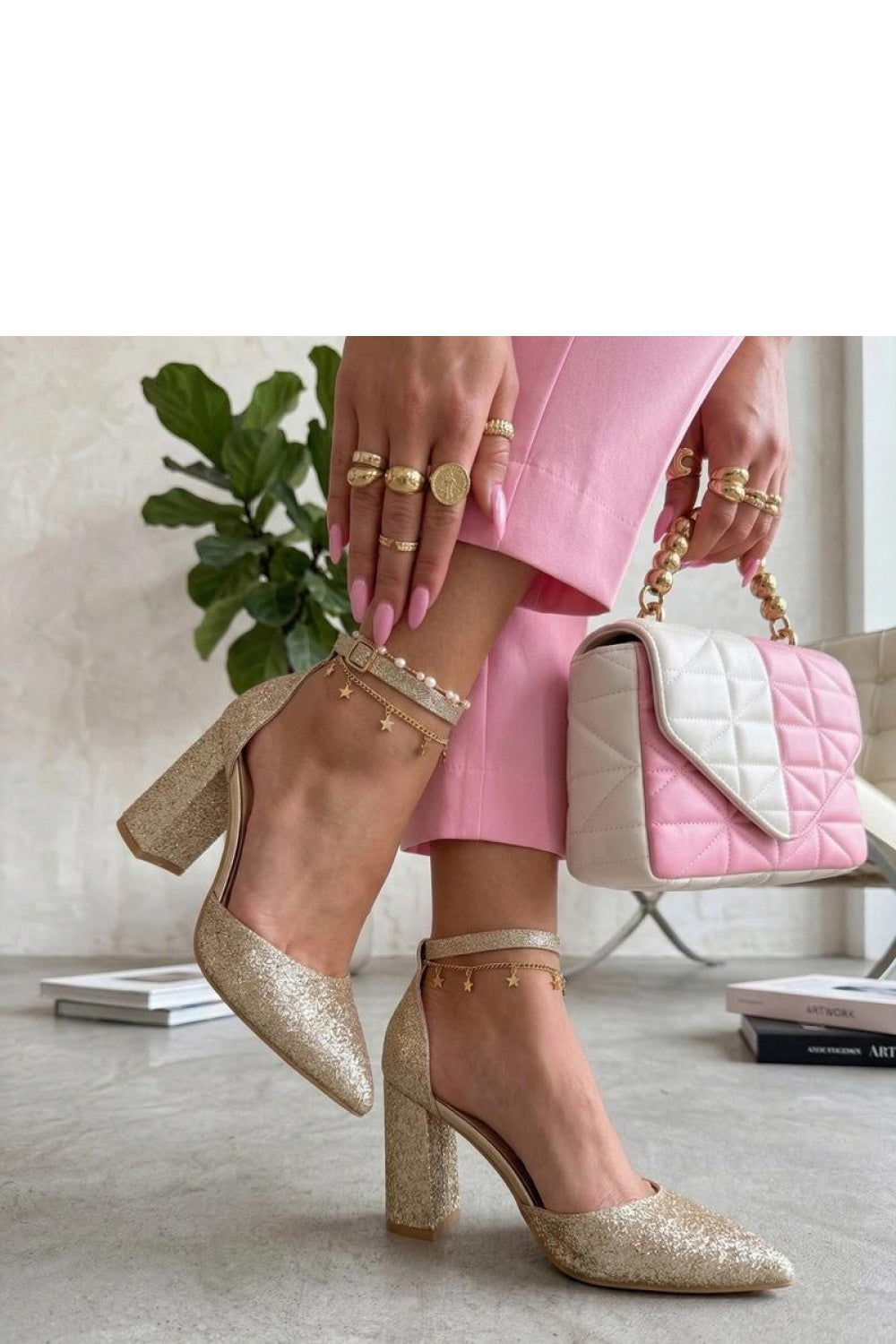 Chaussures à talons femme Solea — jaune