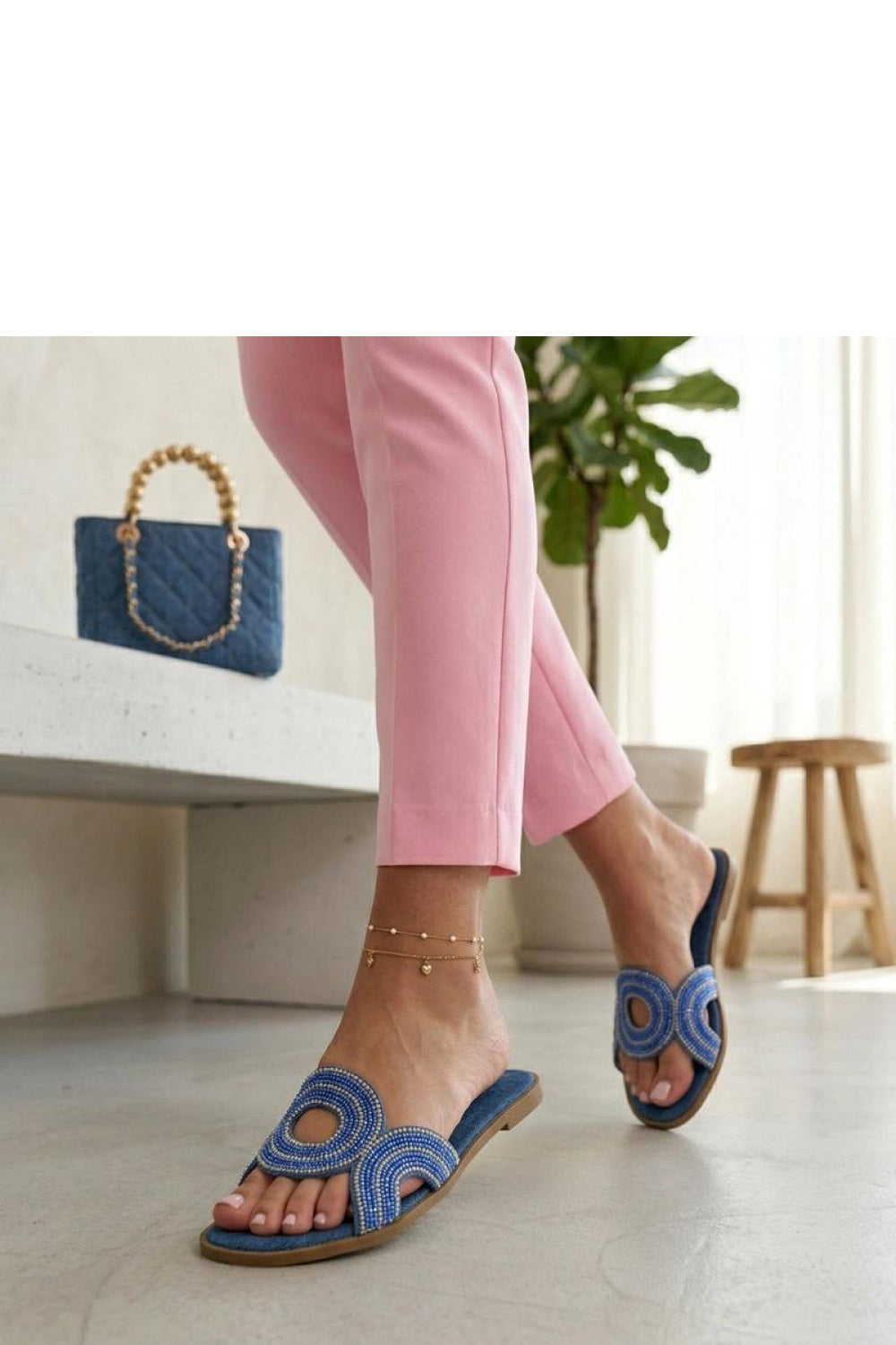 Sandales femme Solea Clacquettes Clacquettes — bleu