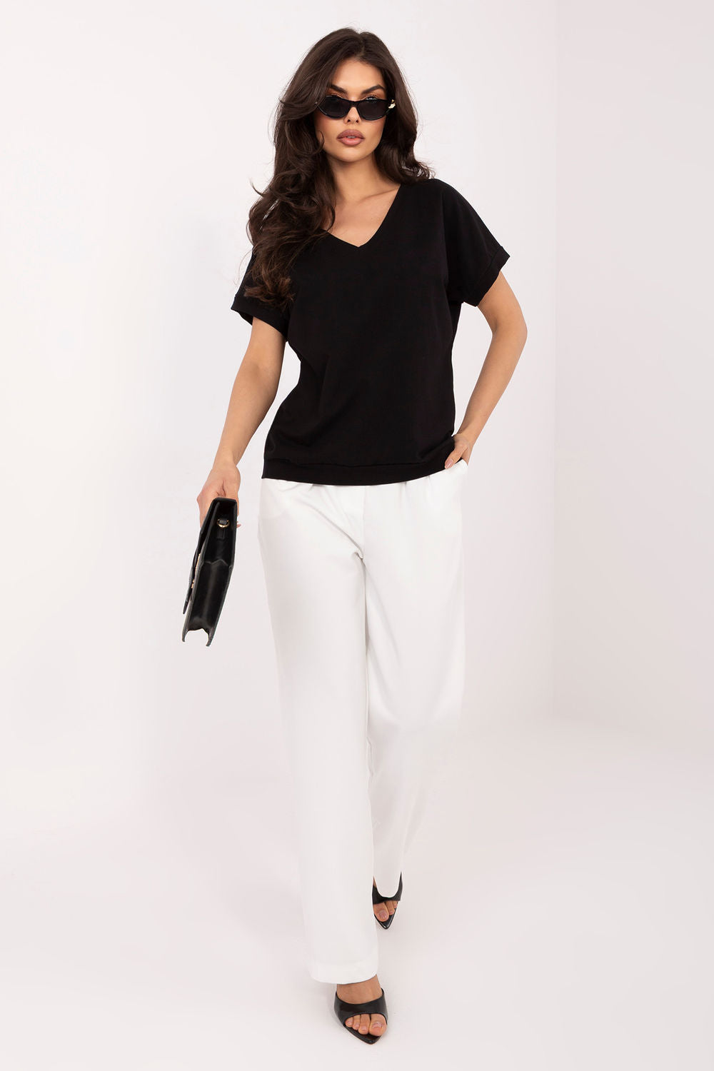 Blouse femme Rue Paris Chemisier Chemisier — noir