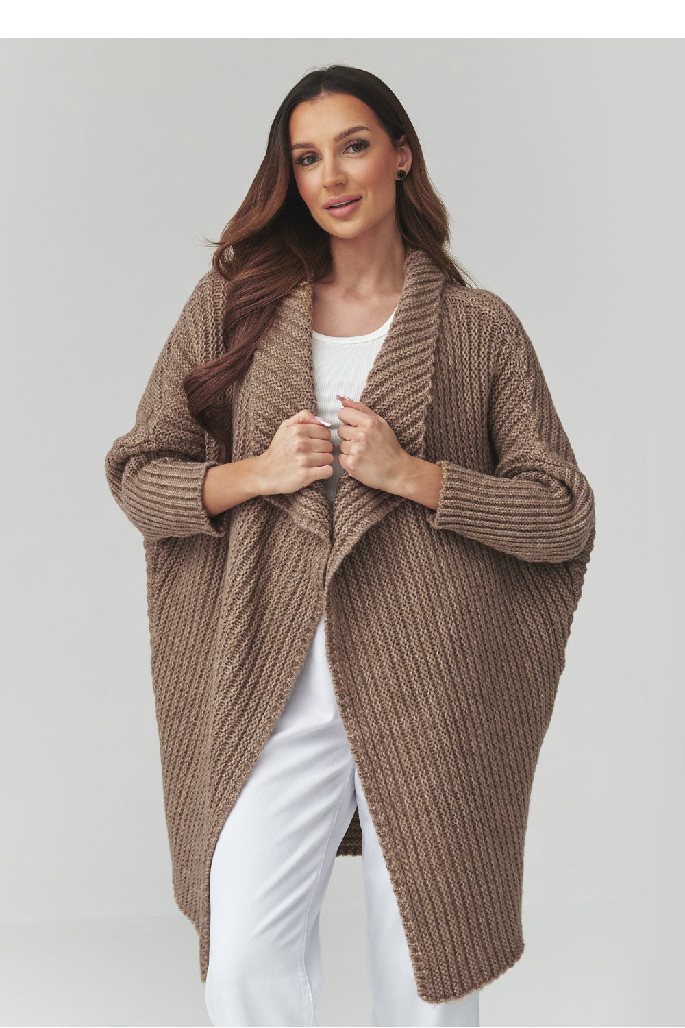 Cardigan femme Makadamia — beige