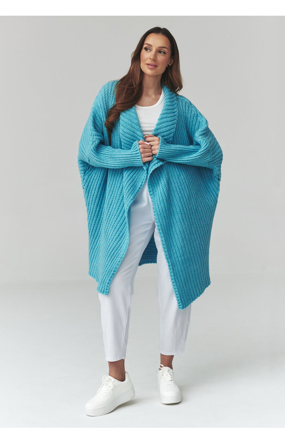 Cardigan femme Makadamia — bleu