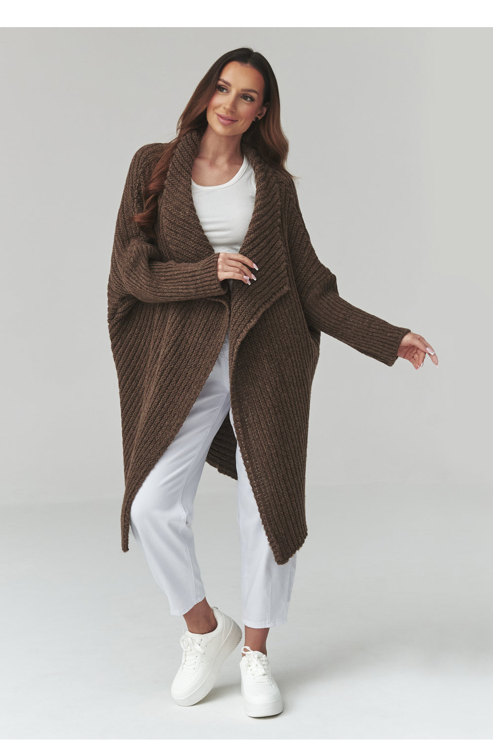 Cardigan femme Makadamia — brun