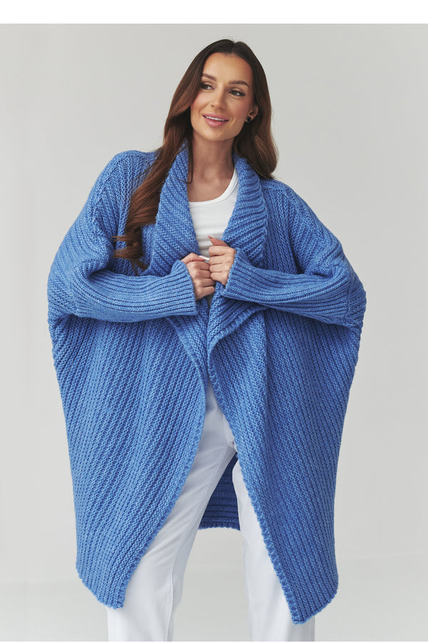 Cardigan femme Makadamia — bleu