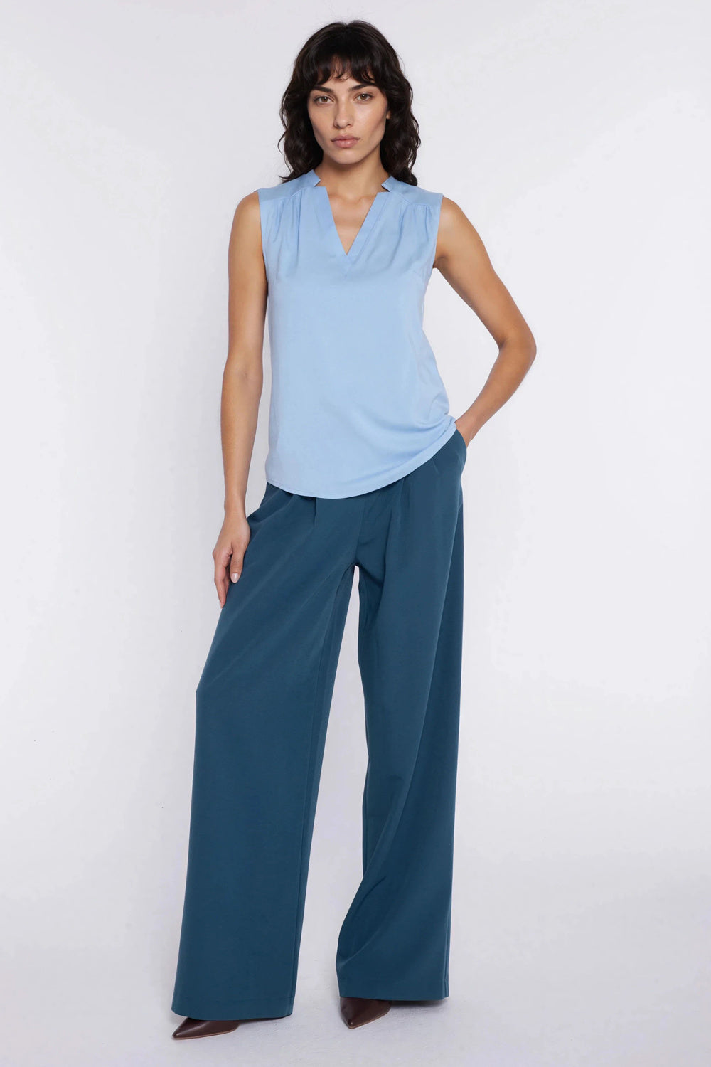 Blouse femme Nife Chemisier Chemisier — bleu