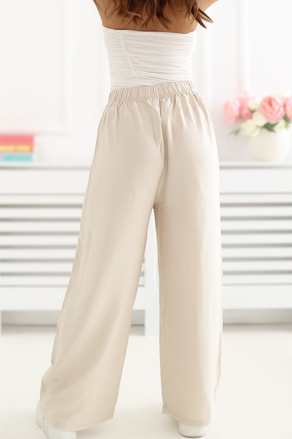 Chaussures à talons femme Factory Price Pantalon Pantalon — beige