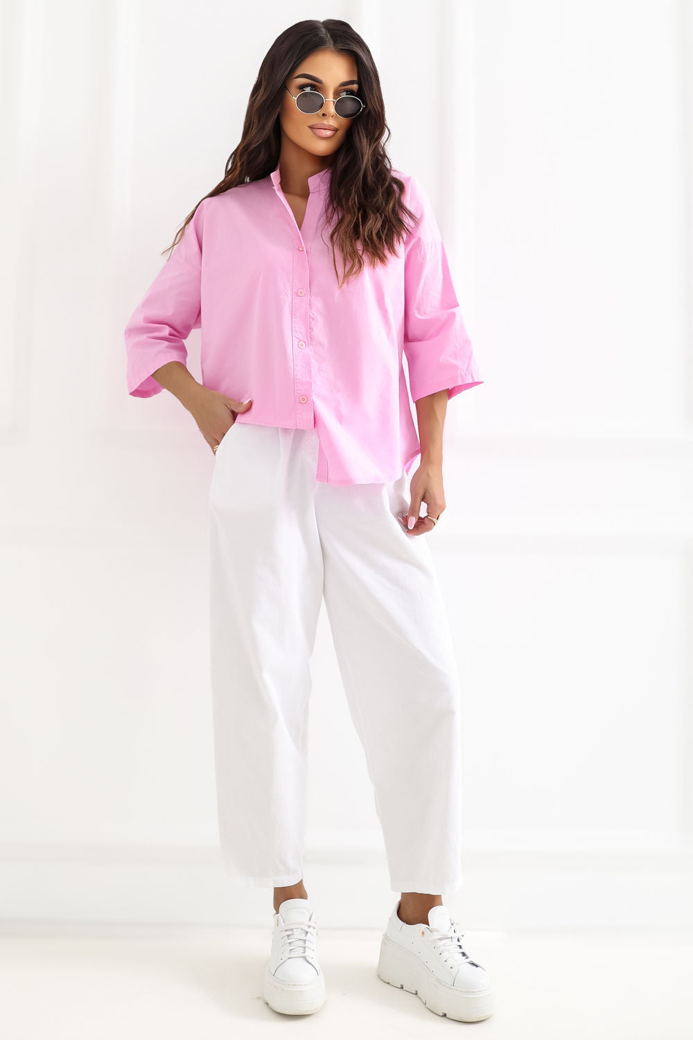 Blouse femme Factory Price Chemise Chemise — rosé