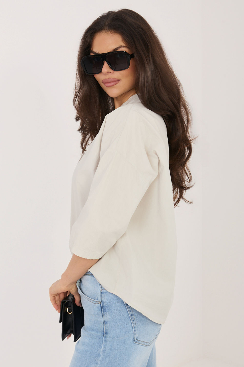 Blouse femme Factory Price Chemise Chemise — beige