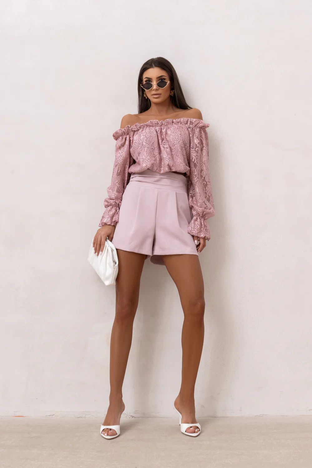 Chaussures à talons femme LaBalancia Shorts Shorts — rosé