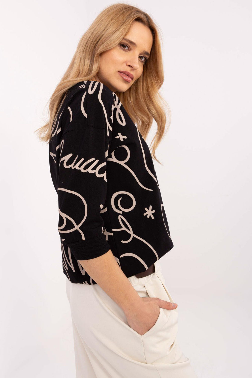 Blouse femme Rue Paris Chemisier Chemisier — noir