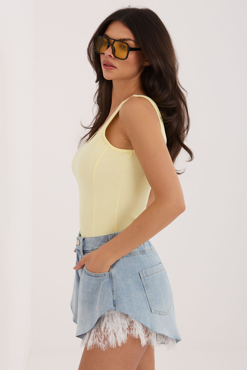 Maillot de bain femme Rue Paris Top Top — jaune