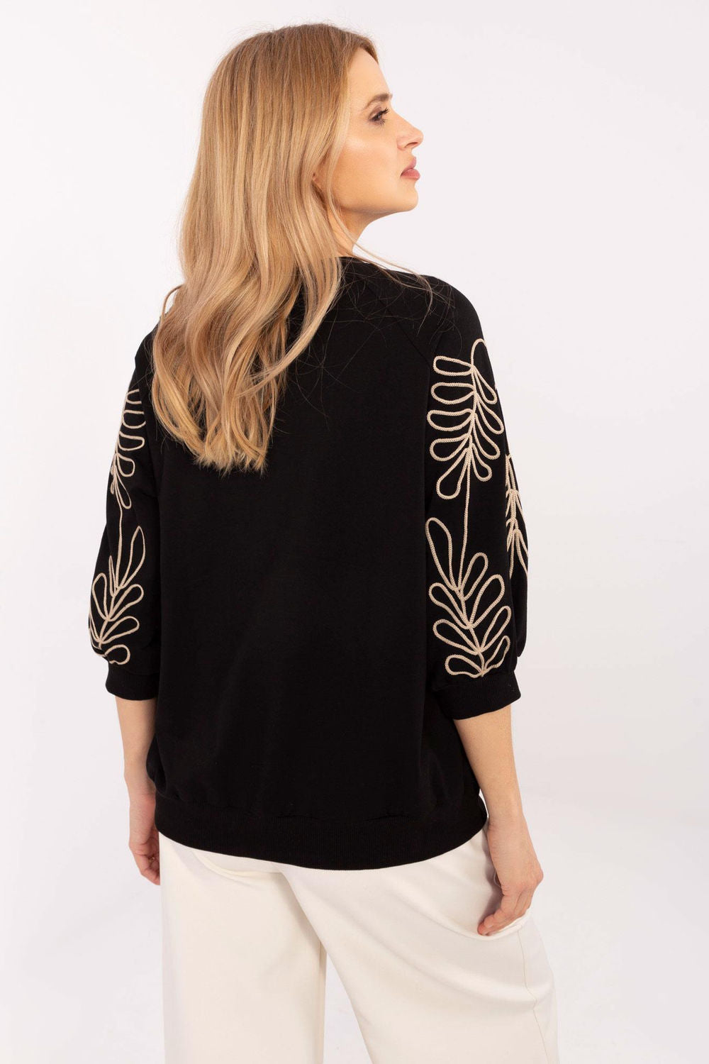 T-shirt femme Rue Paris Sweatshirt Sweatshirt — noir