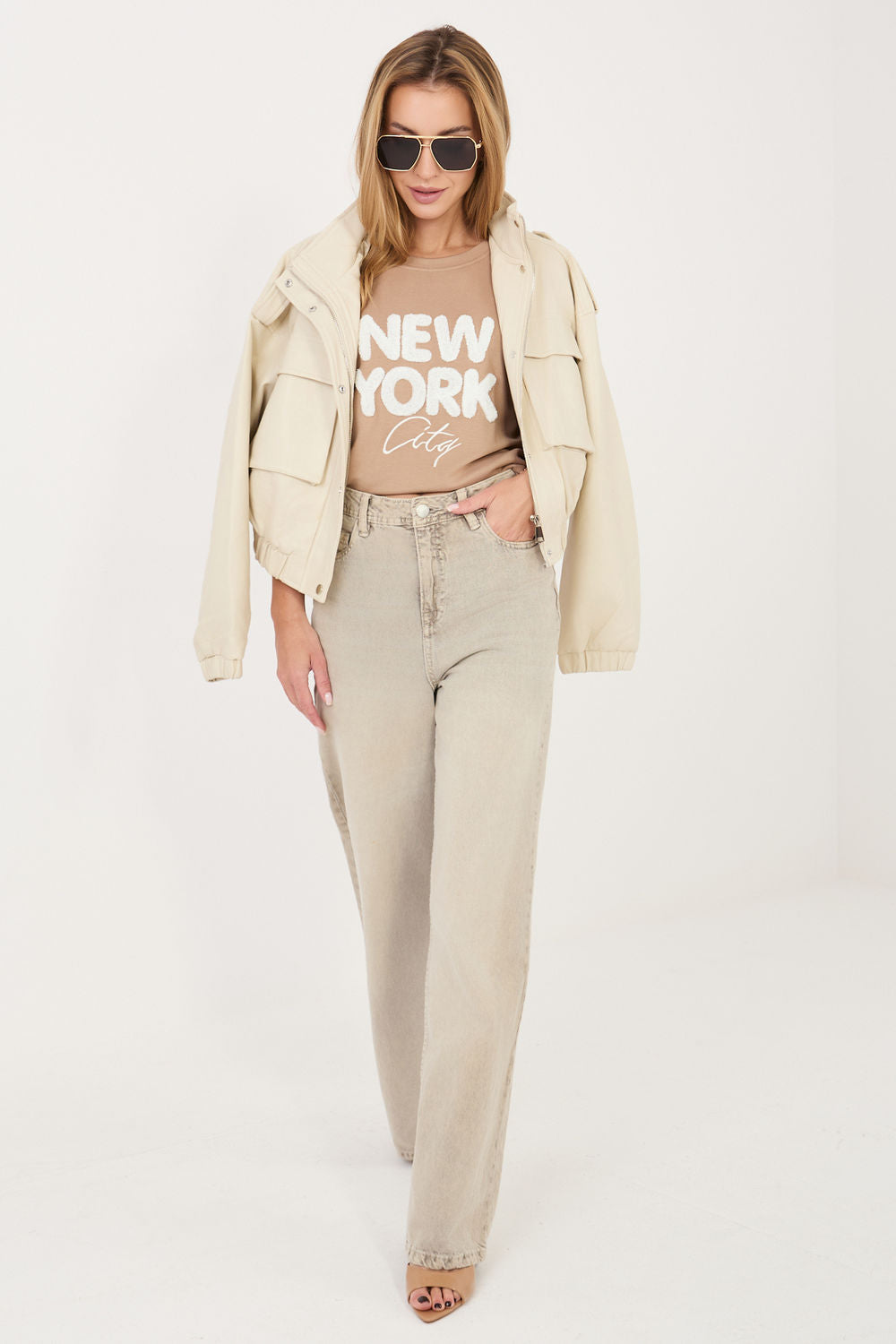 Blouse femme Rue Paris Chemisier Chemisier — beige