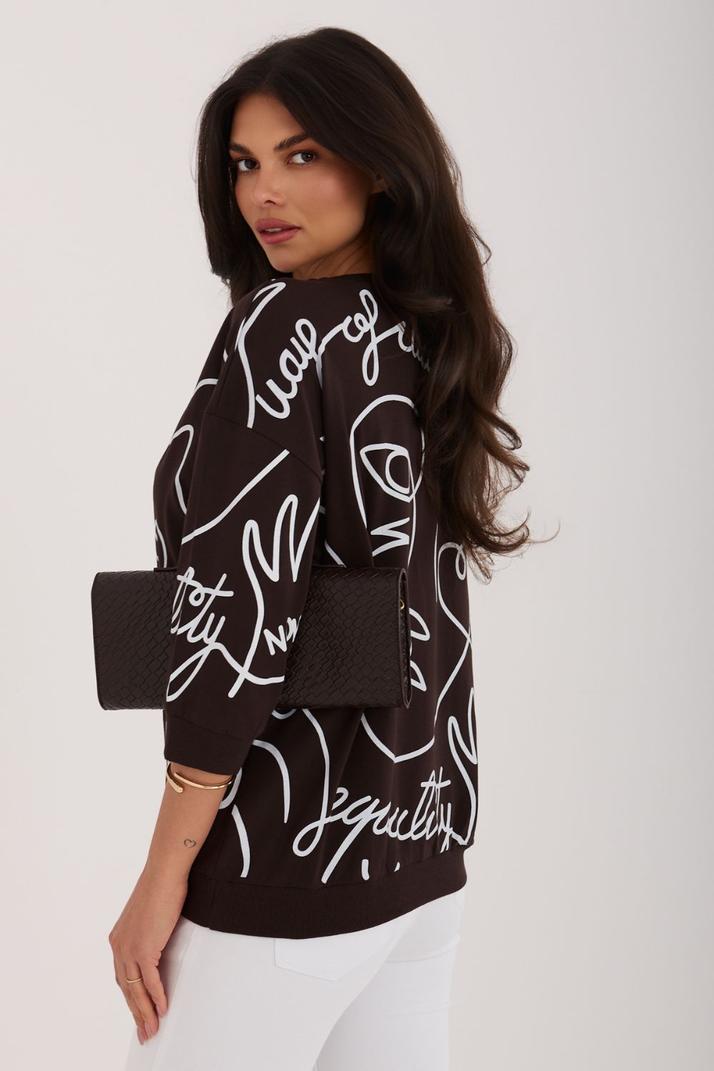 Blouse femme Rue Paris Chemisier Chemisier — brun