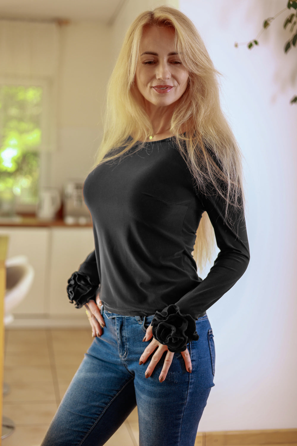 Blouse femme Mirale Chemisier Chemisier — noir