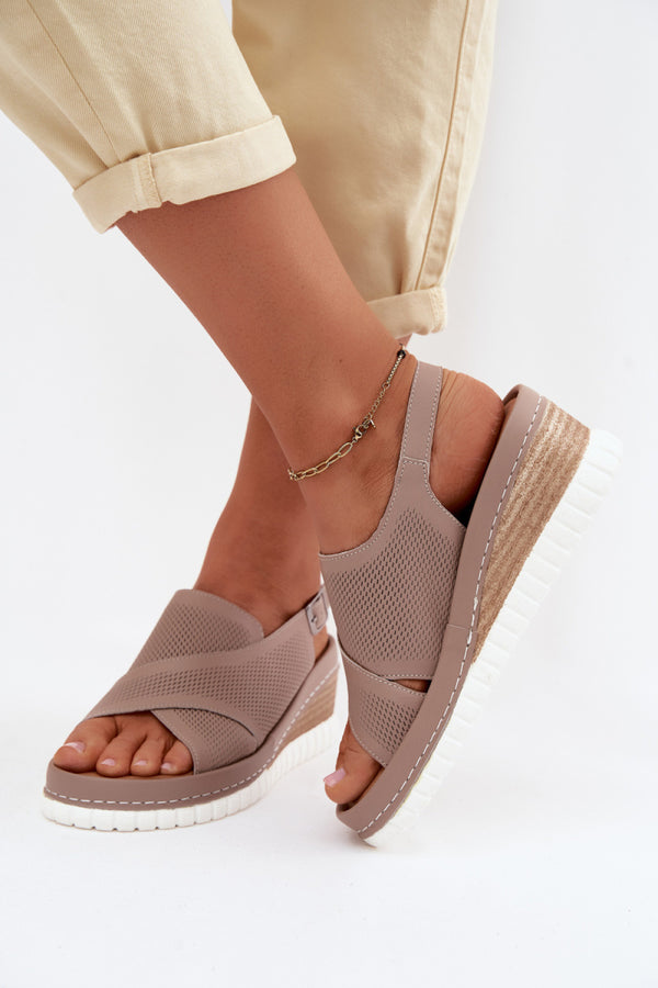 Sandales femme Step in style Cothurnes Cothurnes — beige