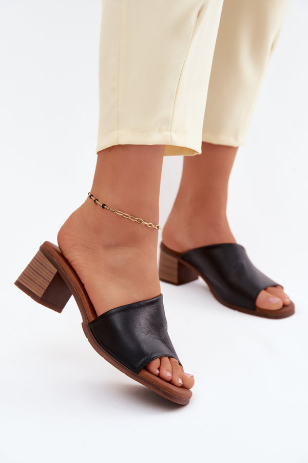 Sandales femme Step in style Des Mules À — noir