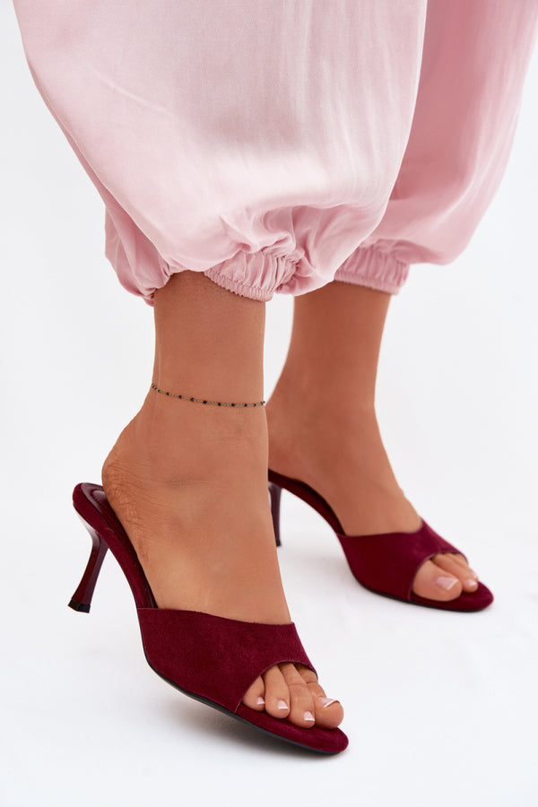 Sandales femme Step in style Des Mules À — rouge