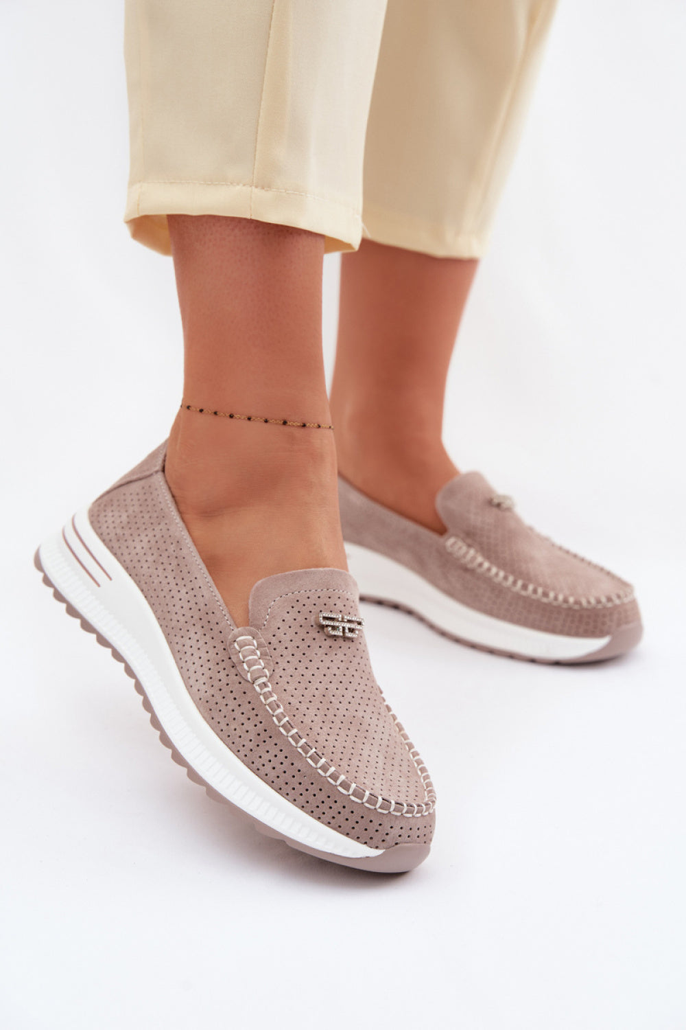 Moccasins femme Step in style — beige