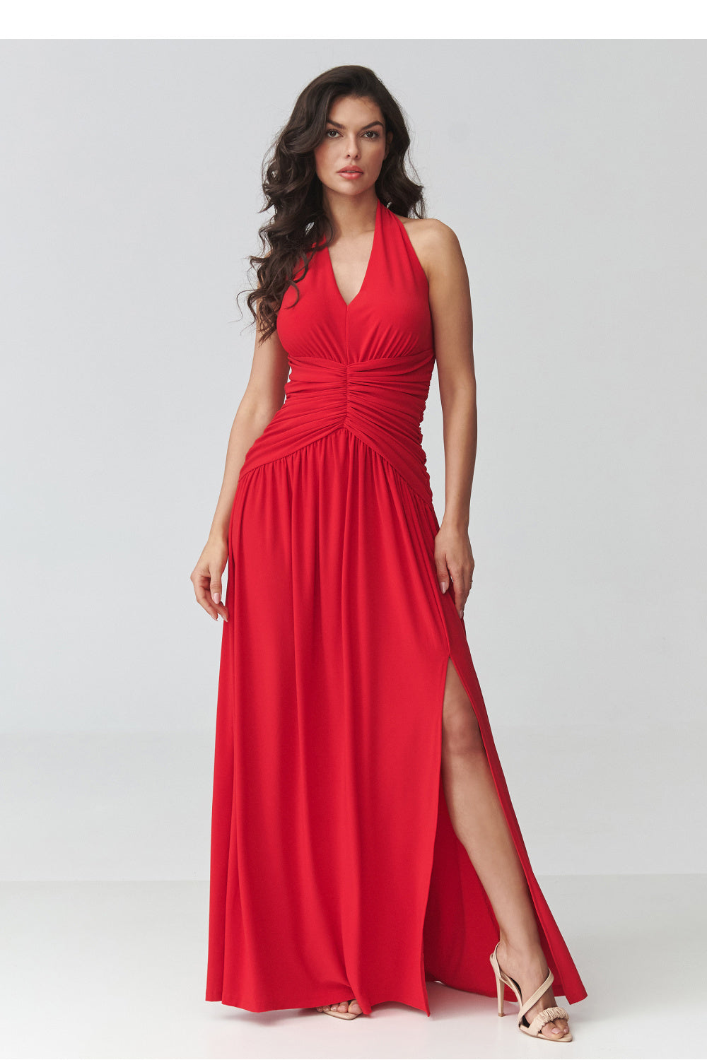 Robe femme Makadamia Longue Longue — rouge