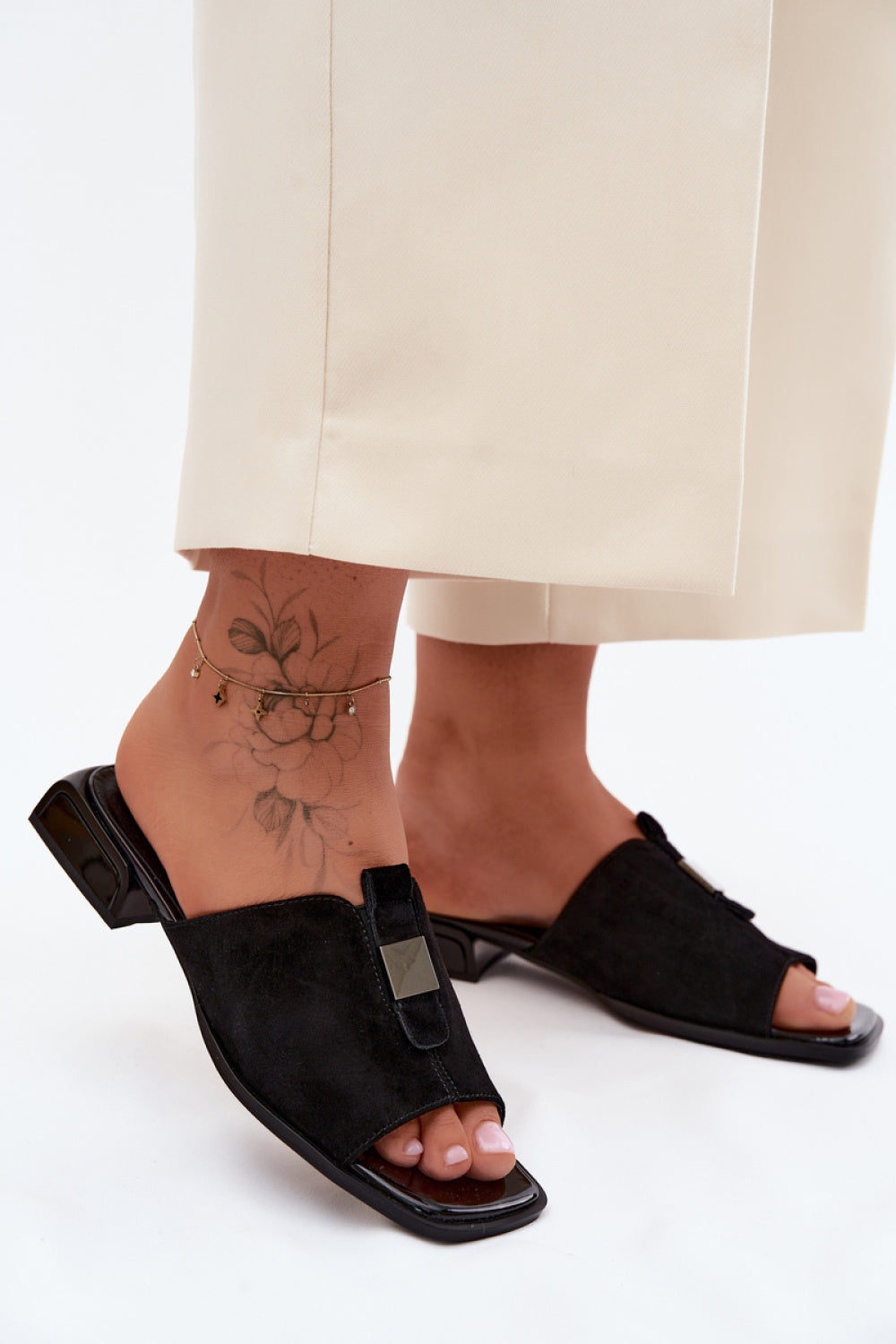 Sandales femme Step in style Clacquettes Clacquettes — noir