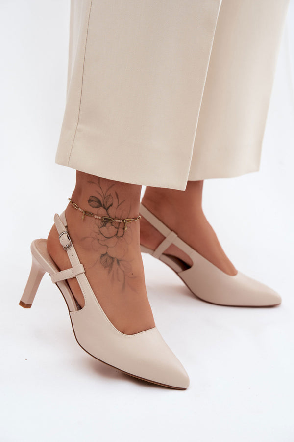 Sandales femme Step in style À Talons À — beige