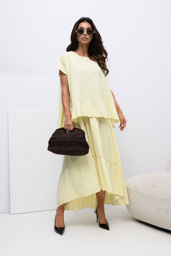 Jupe femme Italy Moda — jaune