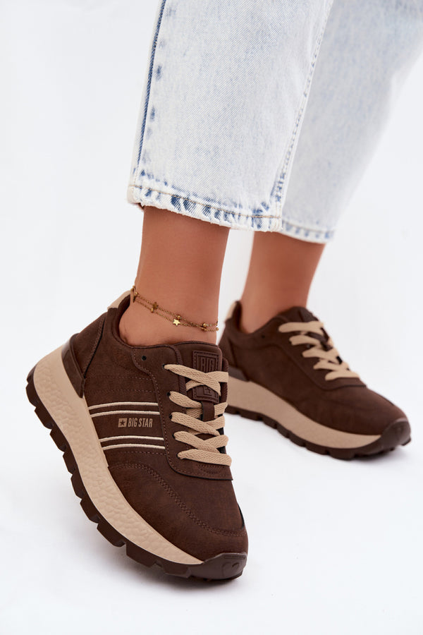 Chaussures de sport femme Step in style — brun