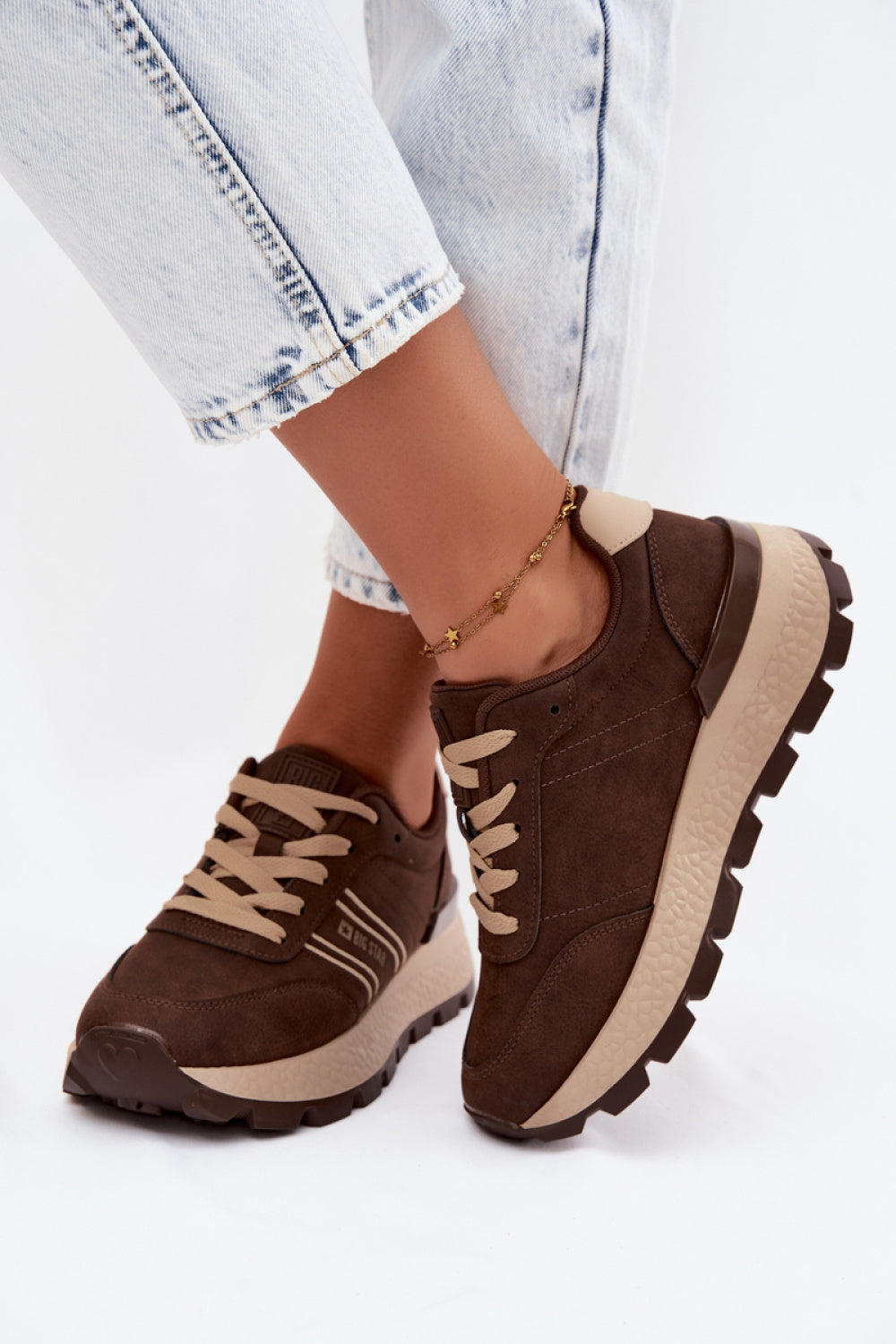 Chaussures de sport femme Step in style — brun