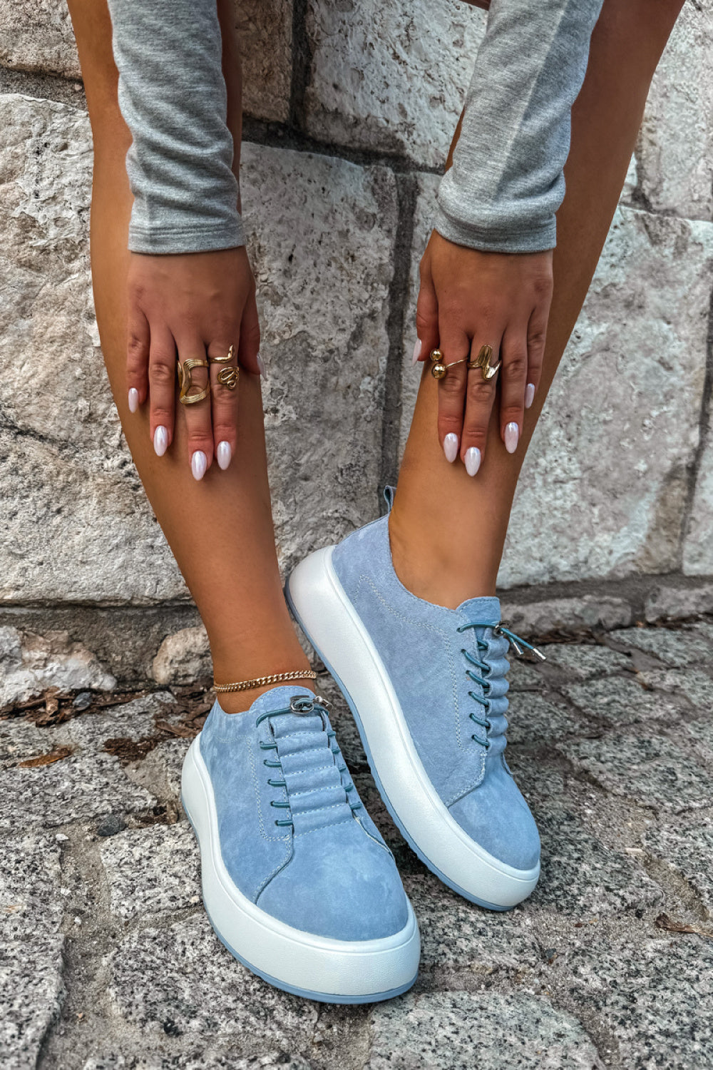 Baskets femme Step in style À Plateforme À — bleu