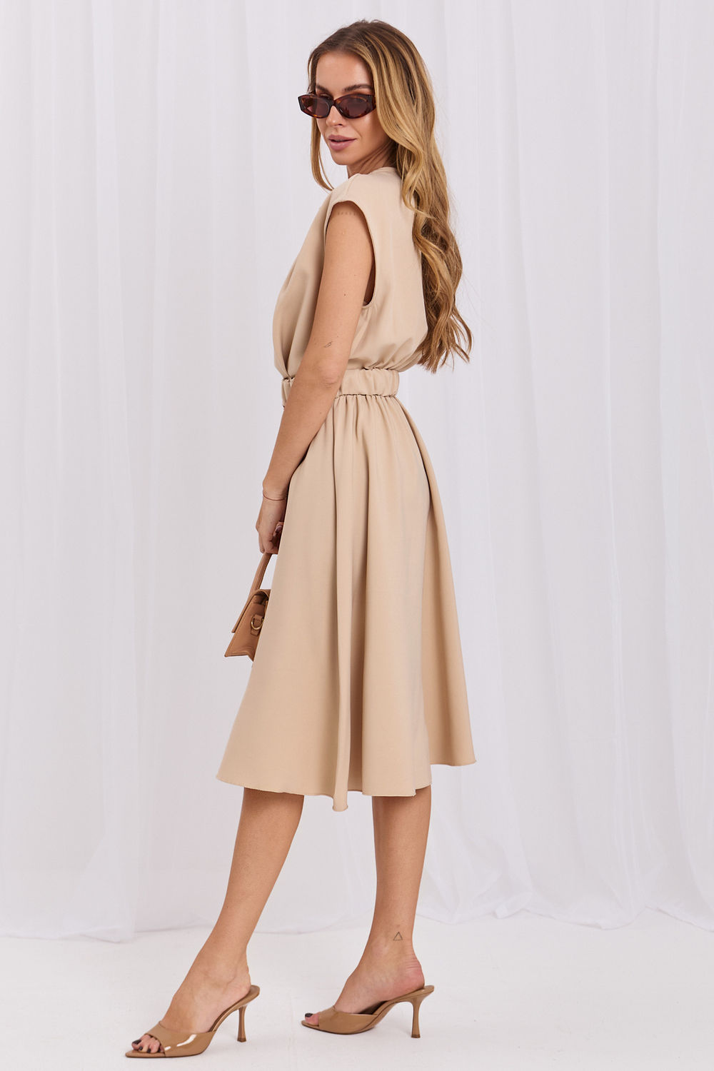 Robe femme Italy Moda De Jour De — beige