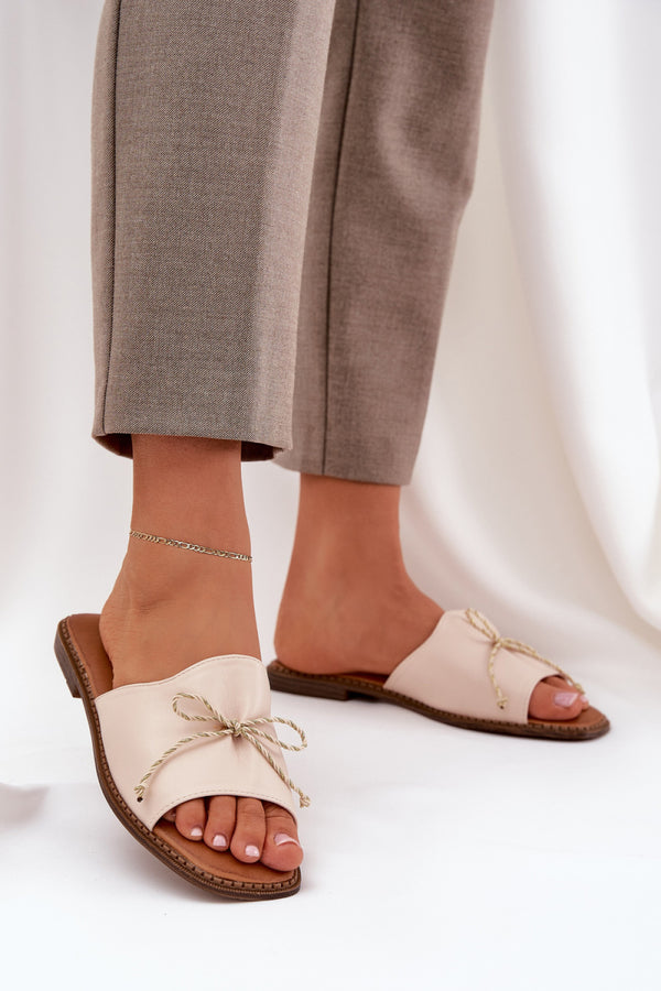 Sandales femme Step in style Clacquettes Clacquettes — beige