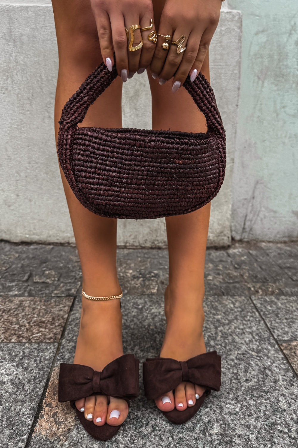Sandales femme Step in style Des Mules À — brun