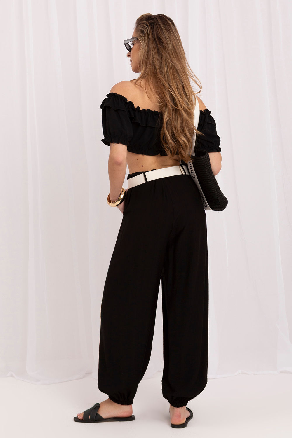 Chaussures à talons femme Rue Paris Pantalon Pantalon — noir