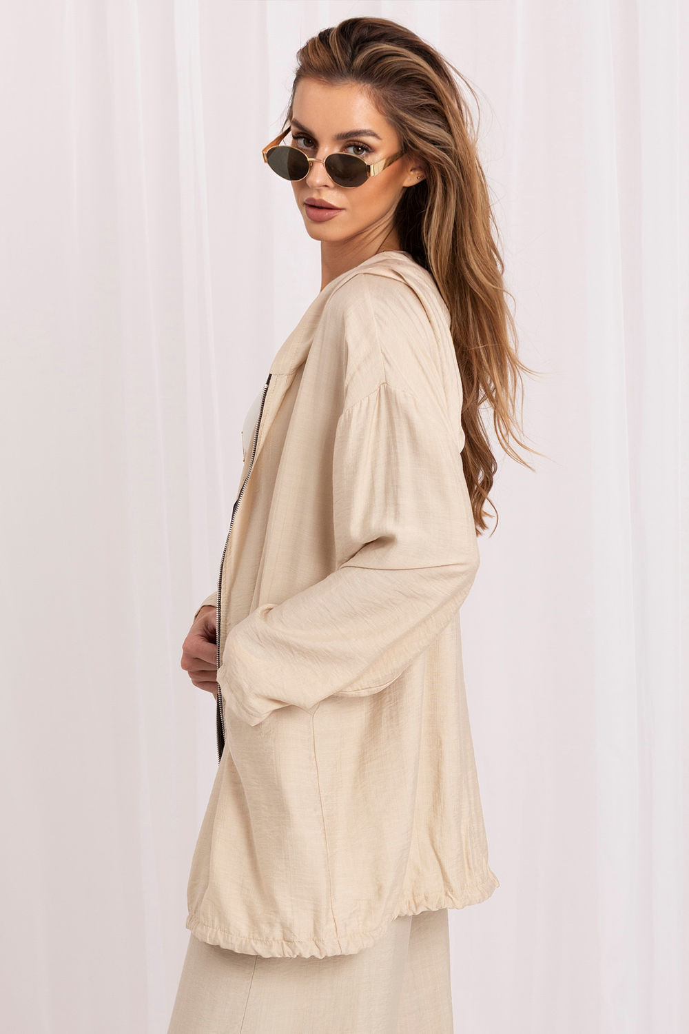 T-shirt femme Rue Paris Sweatshirt Sweatshirt — beige