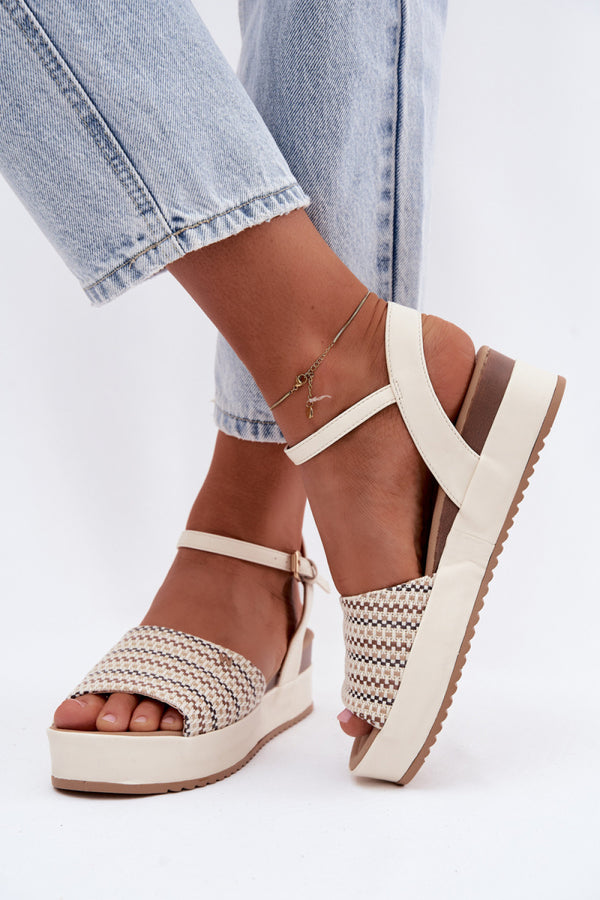 Sandales femme Step in style Cothurnes Cothurnes — beige