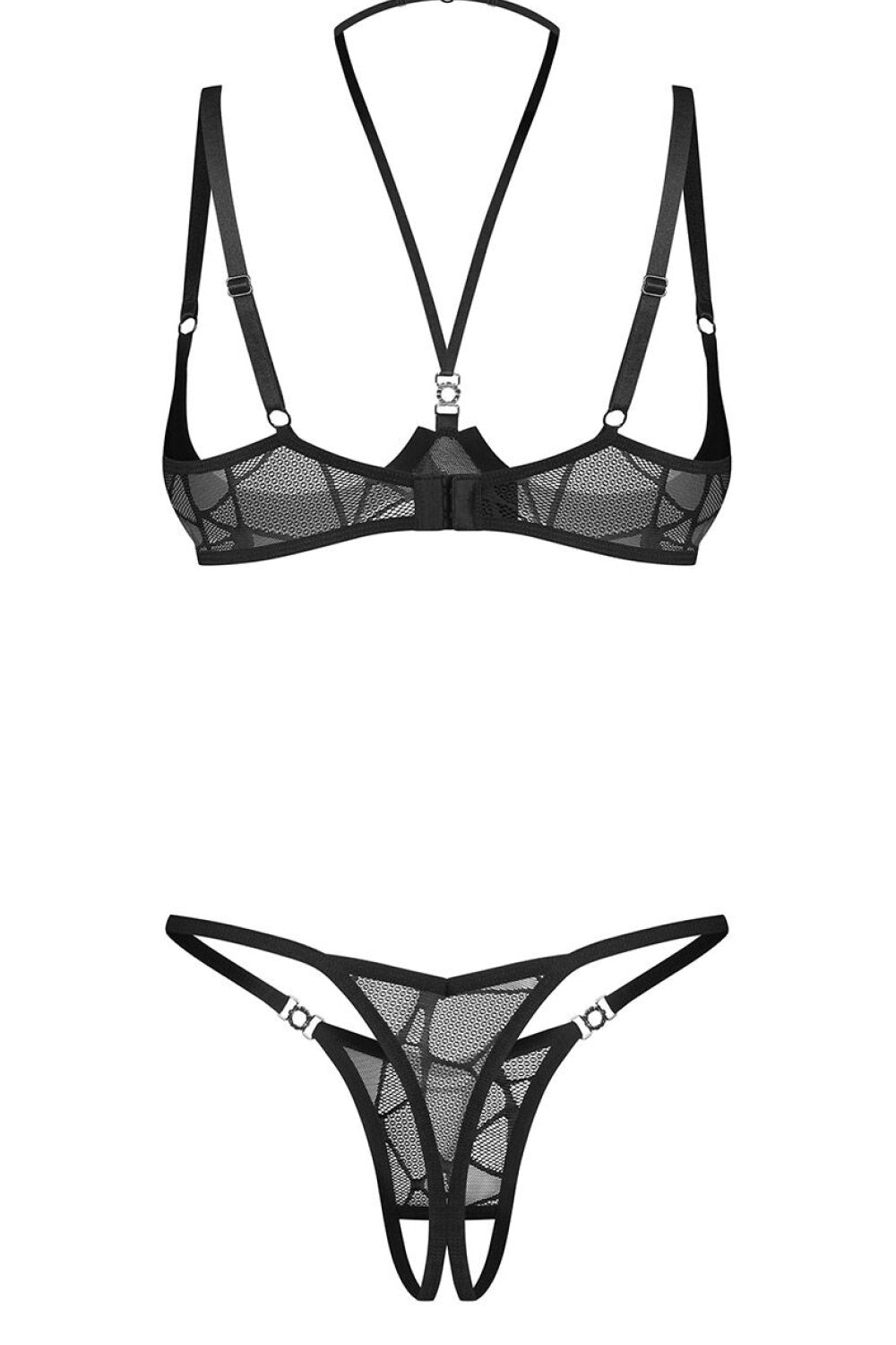 Ensemble lingerie femme Obsessive L Ensemble Sexy — noir