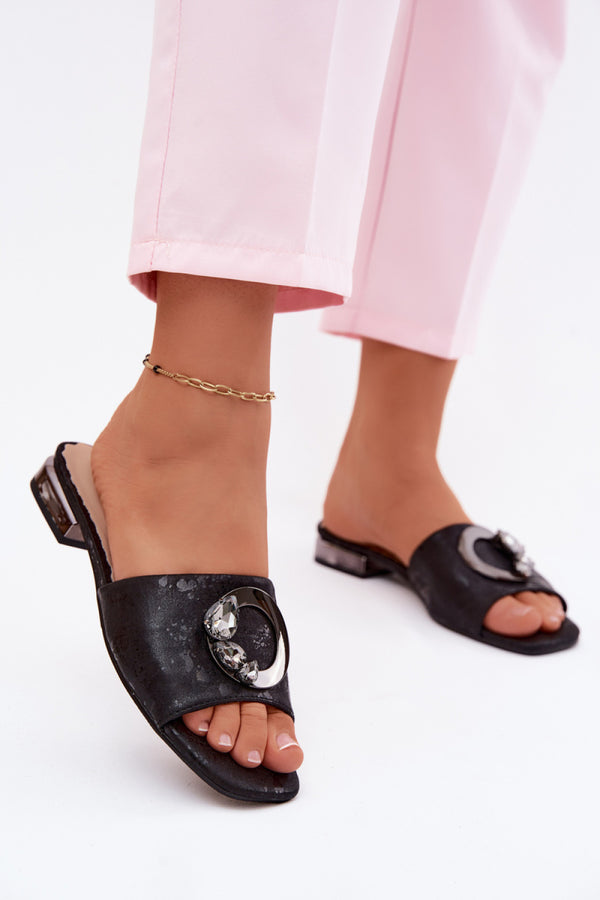 Sandales femme Step in style Clacquettes Clacquettes — noir