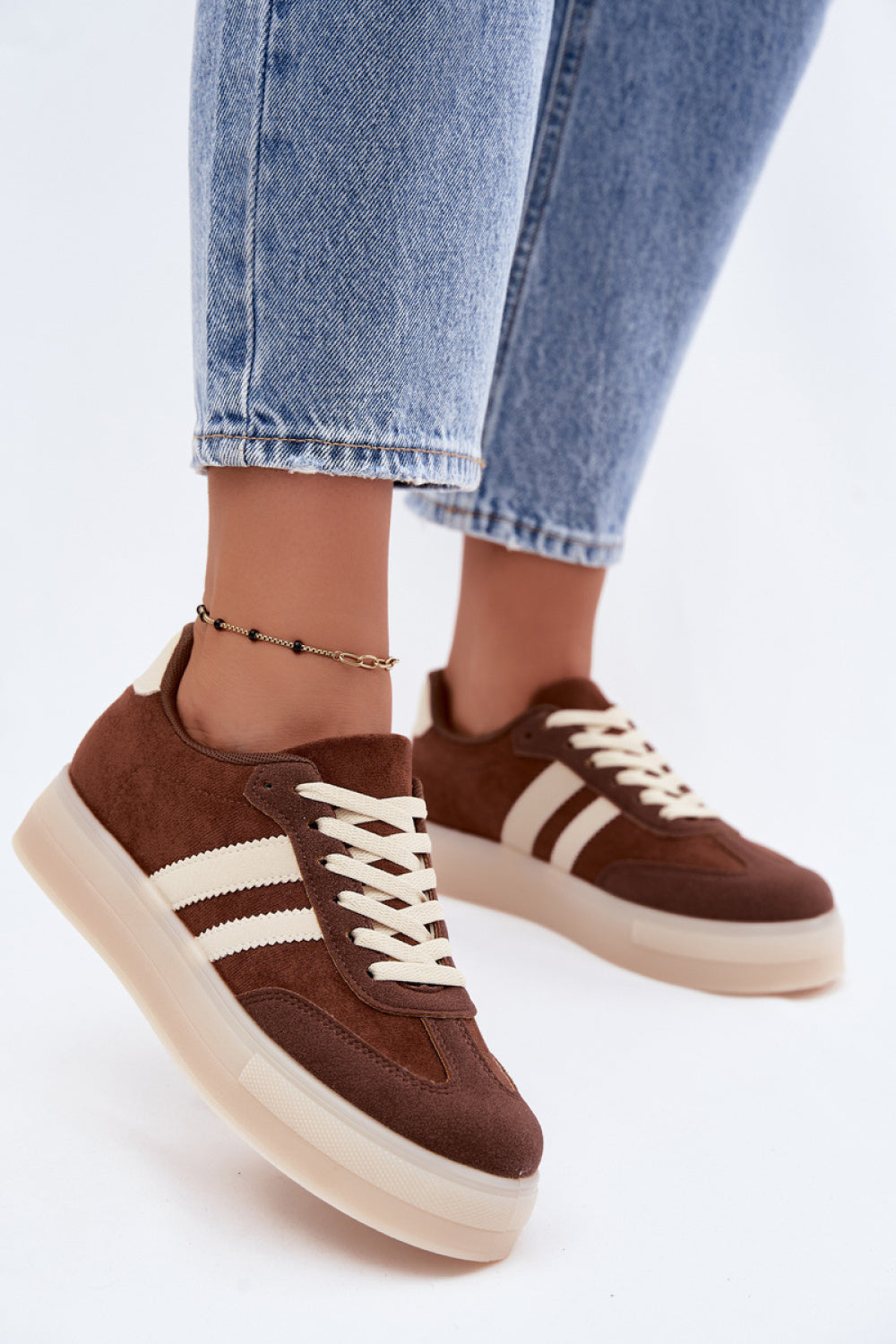 Chaussures de sport femme Step in style — brun