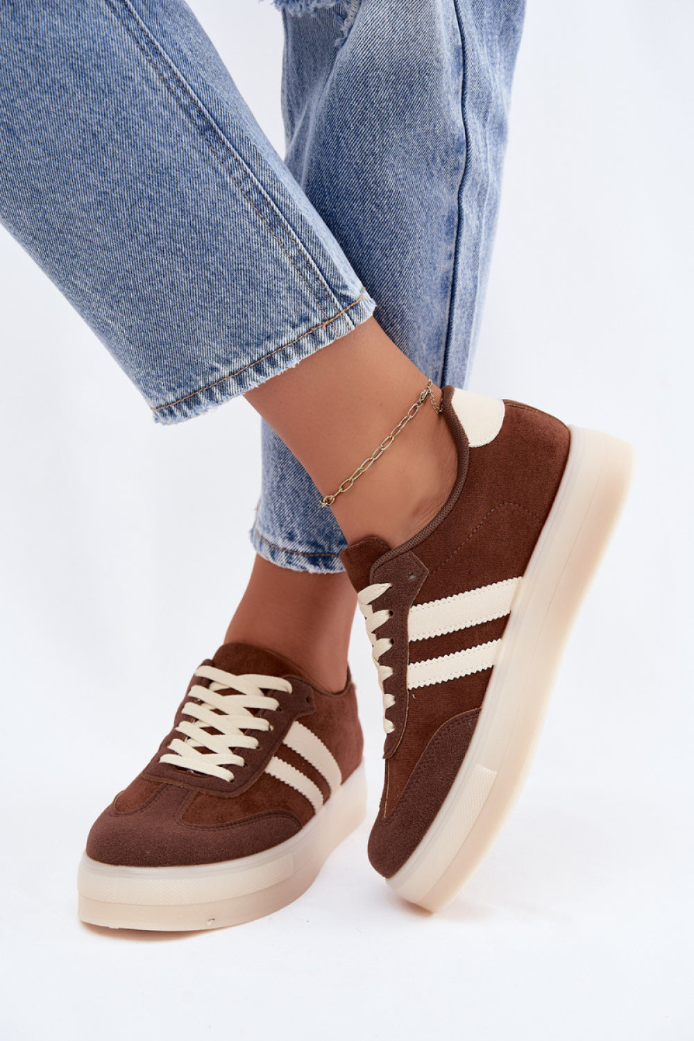Chaussures de sport femme Step in style — brun