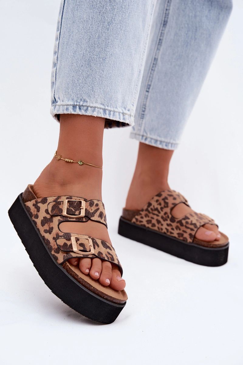 Sandales femme Step in style À Plateforme À — brun