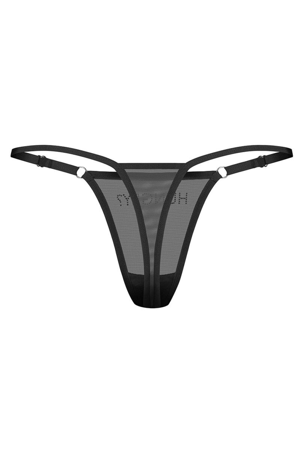 String femme Obsessive Strings Strings — noir