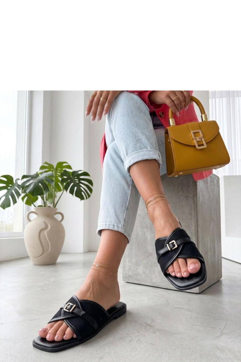 Sandales femme Solea Clacquettes Clacquettes — noir
