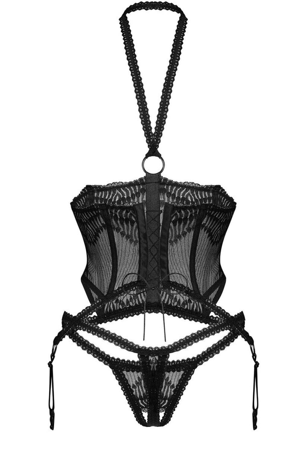 Ensemble lingerie femme Obsessive L Ensemble Sexy — noir